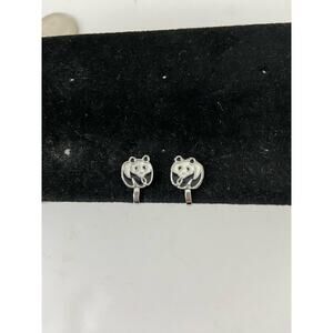 Children’s panda clip on earrings